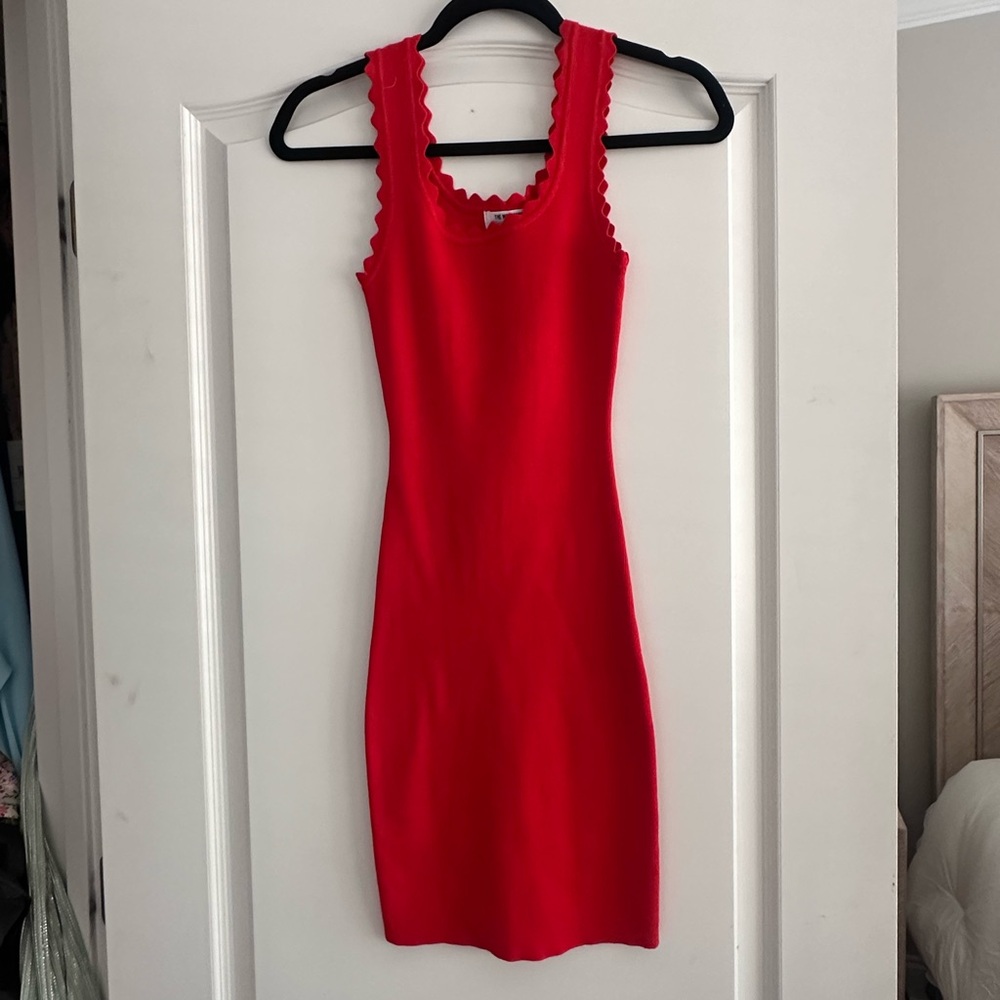 Workshop Republic Clothing Red Bodycon Mini Dress